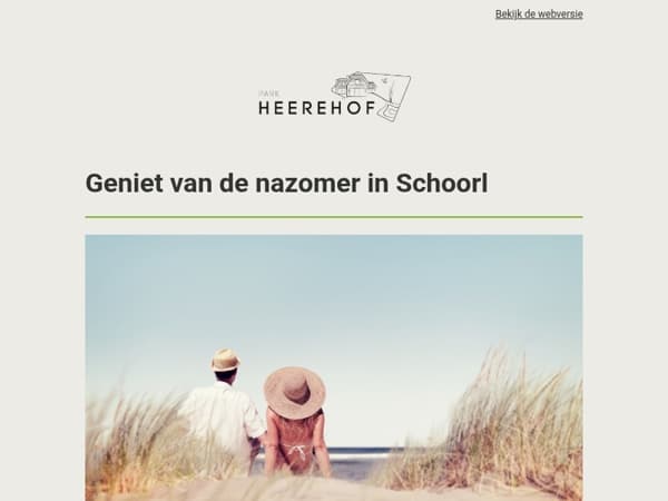 De zomer voorbij? In Schoorl blijft het genieten