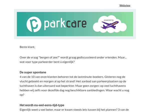 Welk parkeer-type bent u?