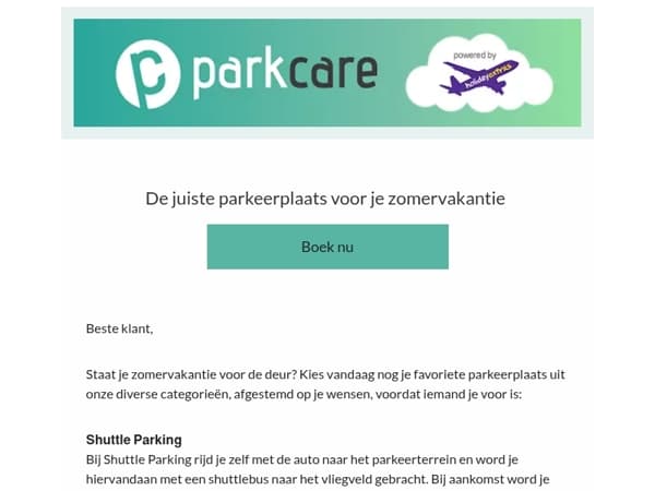 Bemachtig nu nog de beste parkeerplaatsen