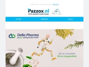 🔥 Boost je dag met de supplementen van Deba Pharma!