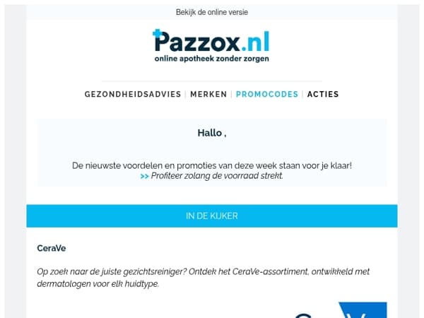 🛒 De nieuwste voordelen en promoties van deze week staan voor je klaar!