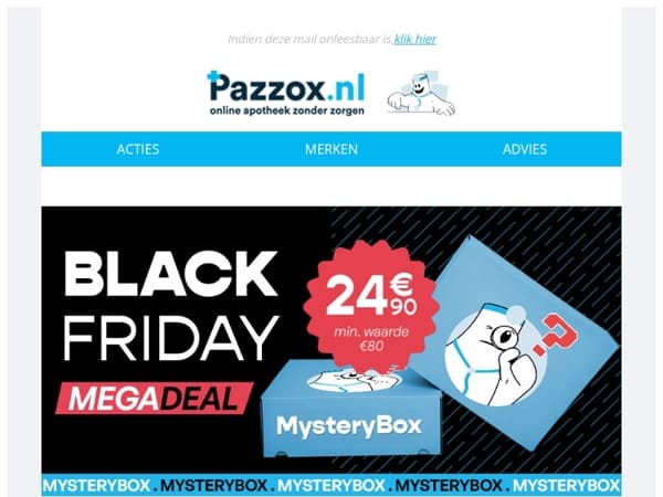 😱 Klaar voor onze Mega Black Friday Deal?