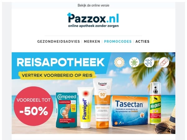 ✈️ De complete reisapotheek in één klik!