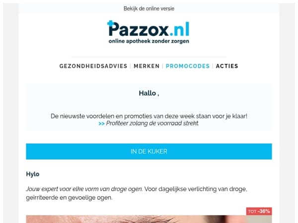 🛒 De nieuwste voordelen en promoties van deze week staan voor je klaar!