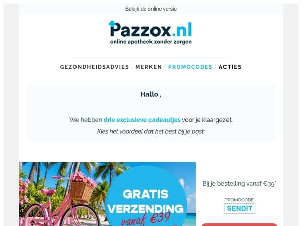 Je nieuwe promocodes staan klaar ✅