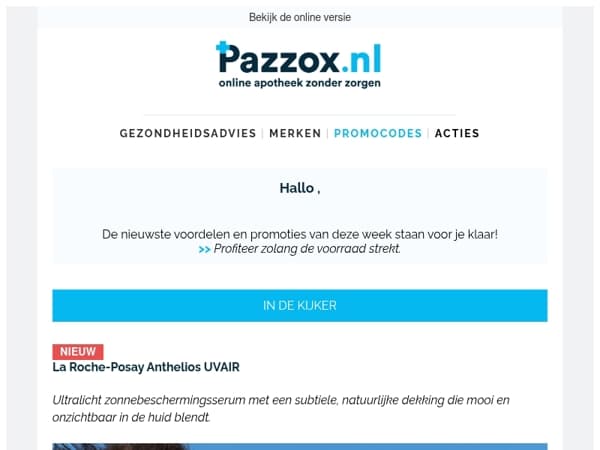 🛒 De nieuwste voordelen en promoties van deze week staan voor je klaar!