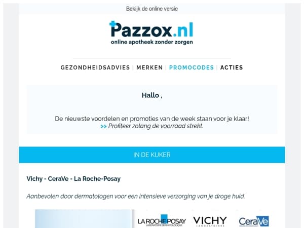 🛒 De nieuwste voordelen en promoties van de week staan voor je klaar!