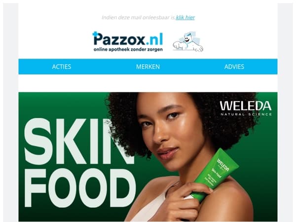 Éen tube, veel toepassingen: ontdek Weleda Skin Food!