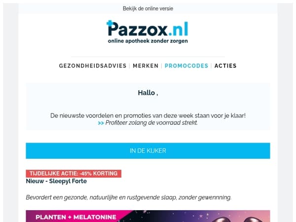 🛒 De nieuwste voordelen en promoties van deze week staan voor je klaar!