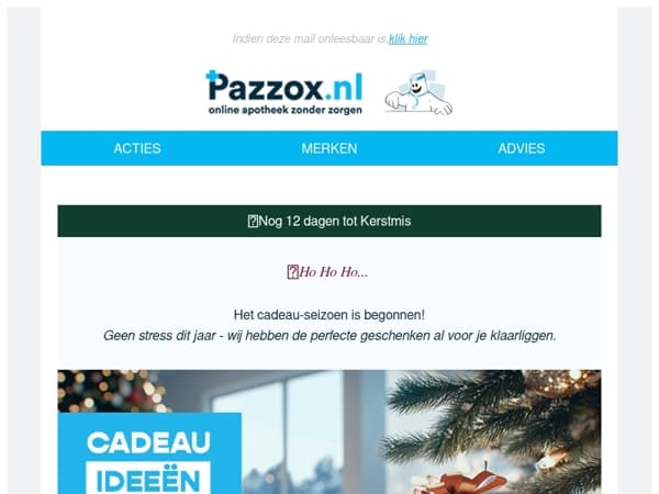 🎅Ho ho ho, het cadeau-seizoen is begonnen!