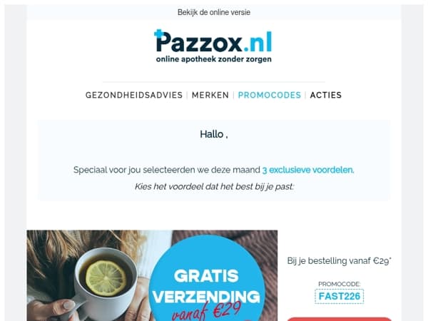 Je nieuwe promocodes staan klaar ✅