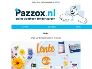Lente Opruimactie tot -50%! 🌸
