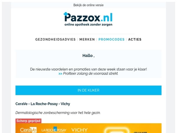 🛒 De nieuwste voordelen en promoties van deze week staan voor je klaar!
