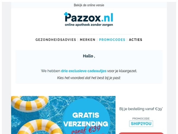 Je nieuwe promocodes staan klaar ✅