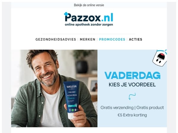 👨‍👧‍👦💙Extra voordeel op je bestelling - speciaal voor Vaderdag
