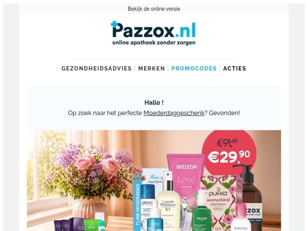 💐Moederdagbox met topproducten voor €29.90