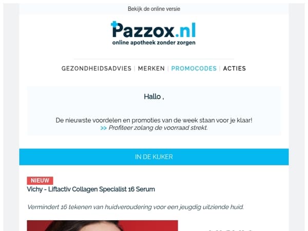 🛒 De nieuwste voordelen en promoties van de week staan voor je klaar!