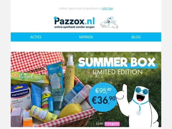 🔥👀Onze populaire - Limited Edition - Summer Box is terug!