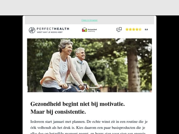 2026 start je niet met motivatie. Je start met routine