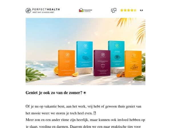 Even storen tijdens je vakantie… voor gezonde zomertips 😉