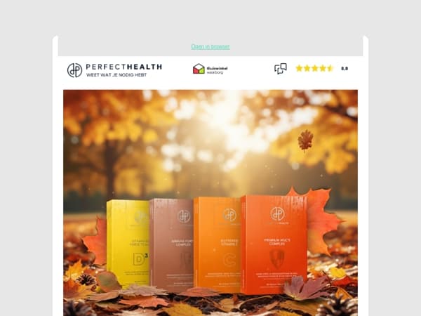 Versterk je weerstand en blijf energiek dit najaar (+20% korting)