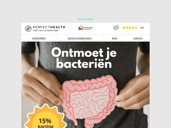 Goed nieuws van onze partner Perfect Lab
