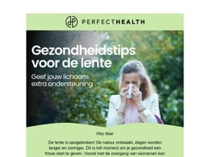 15% voordeel op supplementen voor een fitte lente