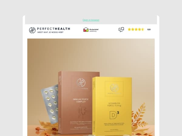 Klaar voor het najaar? Geef je afweer extra support