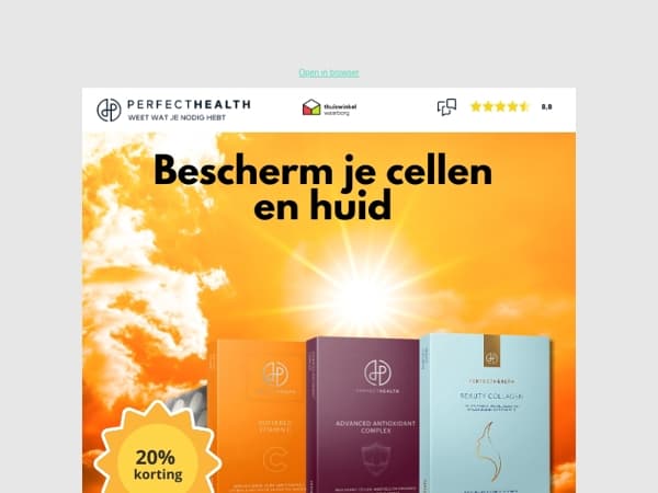 Bescherm je huid & cellen met de warmte. Van binnenuit