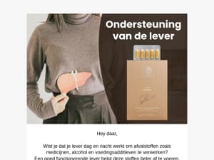 Ter ondersteuning van de lever en spijsvertering