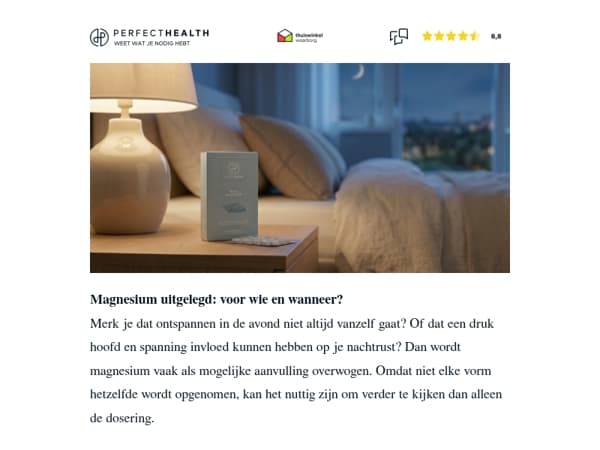 Moeite met ontspannen in de avond?