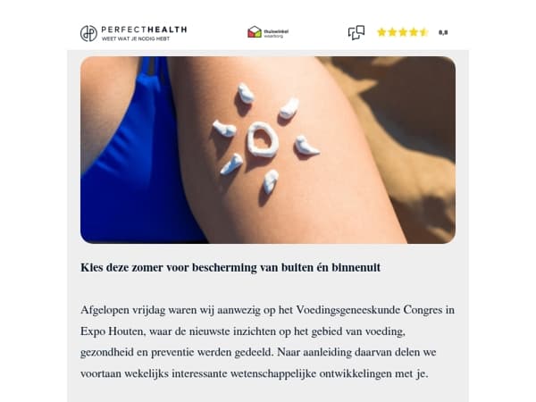 Hoge zonkracht & nieuwe inzichten van het Voedingsgeneeskunde Congres