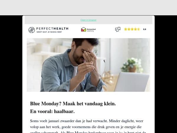 Blue Monday? Maak het vandaag klein (en haalbaar)