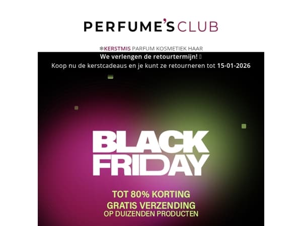 🖤 Black Friday tot -80%!