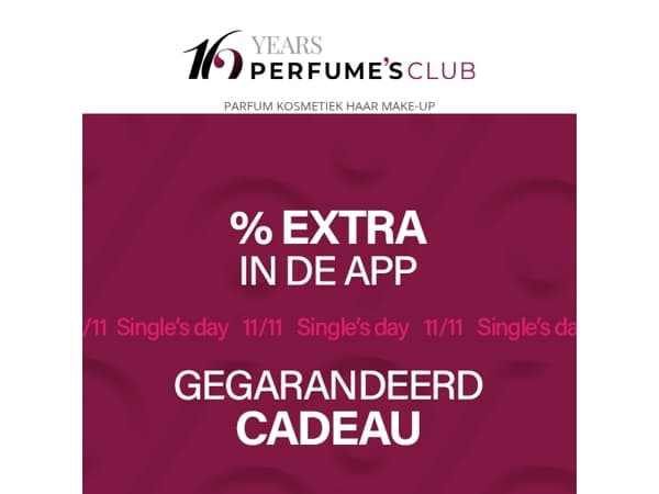 🎉 Begint op 11/11! 11 uur korting + gegarandeerd cadeau