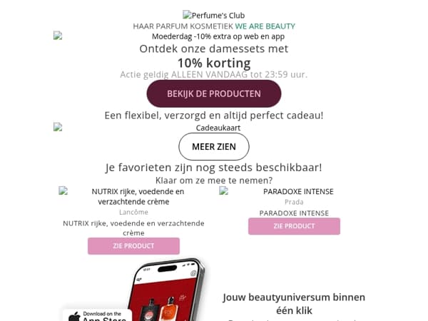 💥 Eindigt vandaag! 10% korting