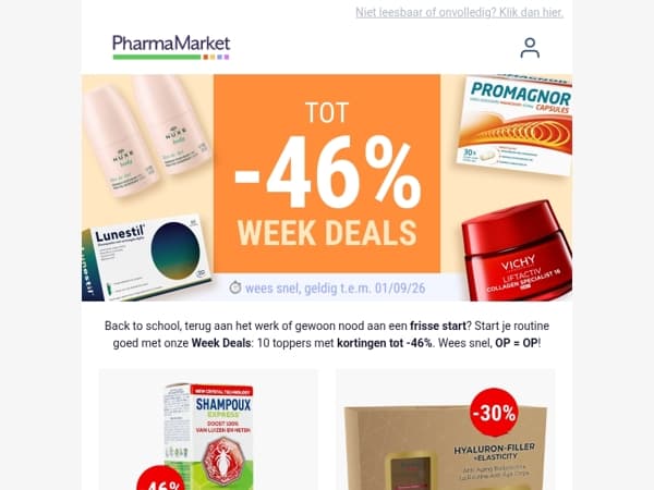 Week Deals: tot -46% 🎒
