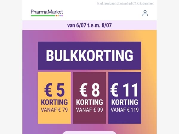 Tot € 11 korting boven op soldenprijzen