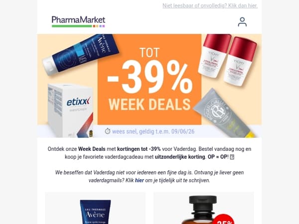 Week Deals: tot -39% voor Vaderdag 🎁