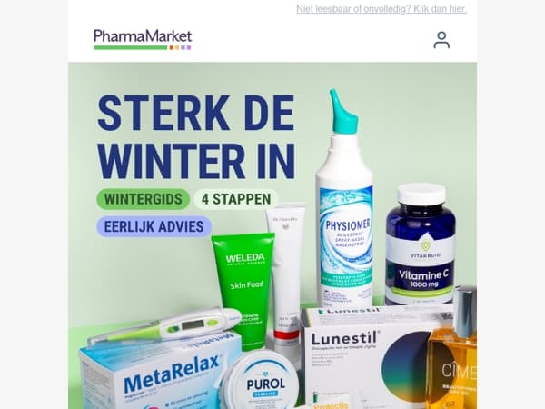 Sterk de winter in? Onze apothekers helpen je