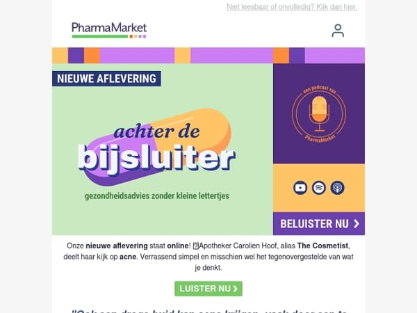 🎙️ NU LIVE: zo pak je acne slim aan