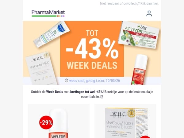 Week Deals: tot -43% 🌷