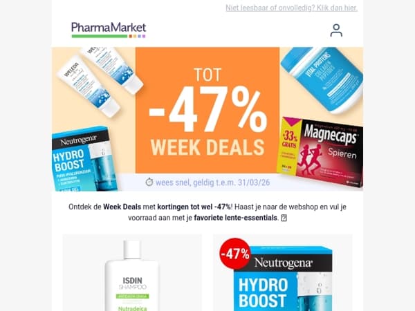 Week Deals: tot -47% 🌱
