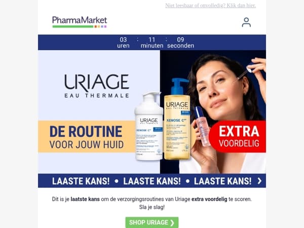 ⌛ Laatste kans: extra voordeel op routines Uriage