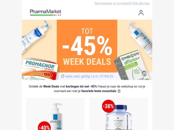 Week Deals: tot -45% 🌱