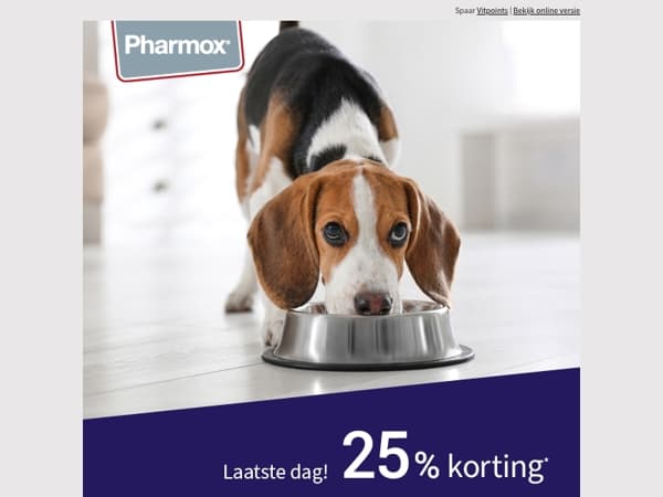 Laatste dag met 25% korting