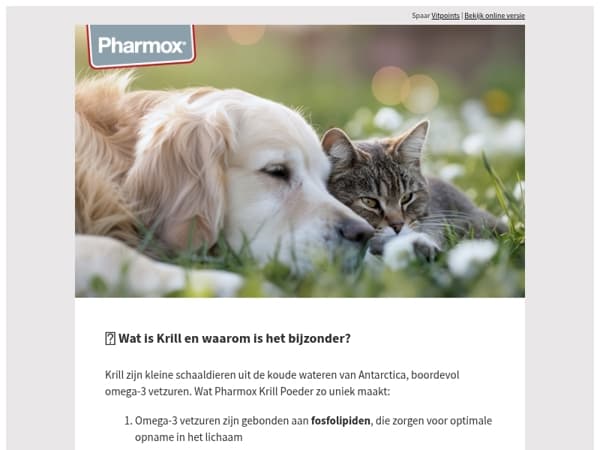 🦐 Ontdek de kracht van Krill voor je huisdier!