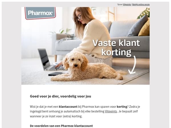Wist je dat je bij ons kan sparen voor korting?
