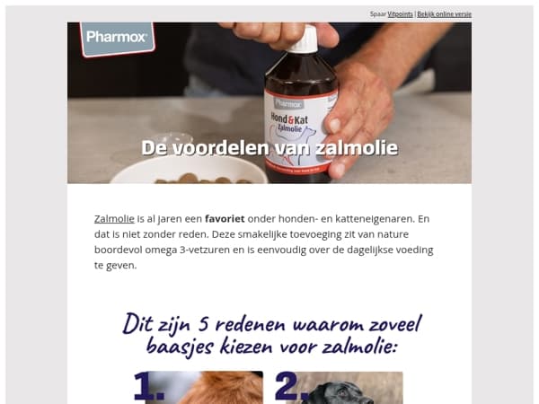 5 redenen om zalmolie te geven 🐟