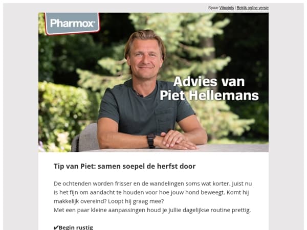 🩺 Tip van Piet: Bewegen op koudere dagen